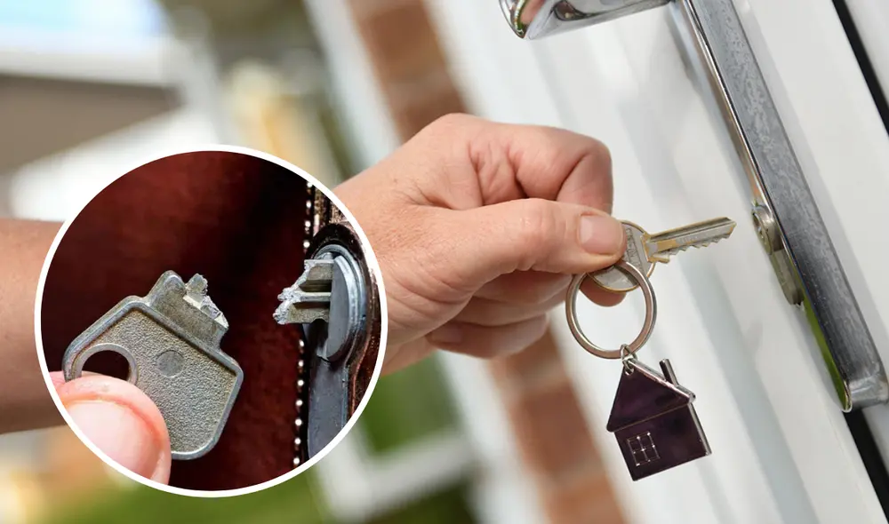 Conoce 3 trucos efectivos para sacar la llave rota de una cerradura sin llamar al cerrajero. Foto: Composición LR/Freepik