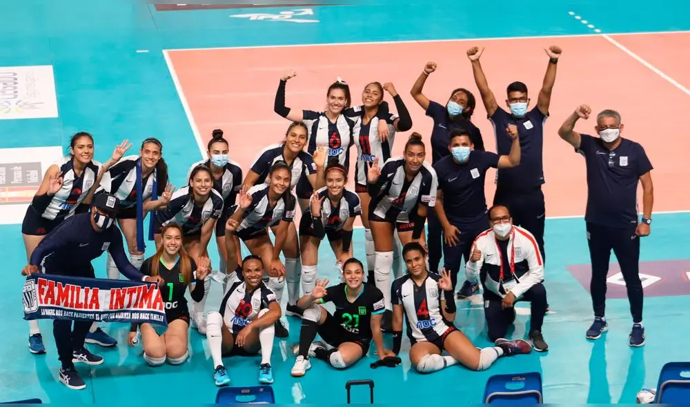 Las íntimas superaron a Jaamsa por tres sets a dos. Foto: Prensa Alianza Lima