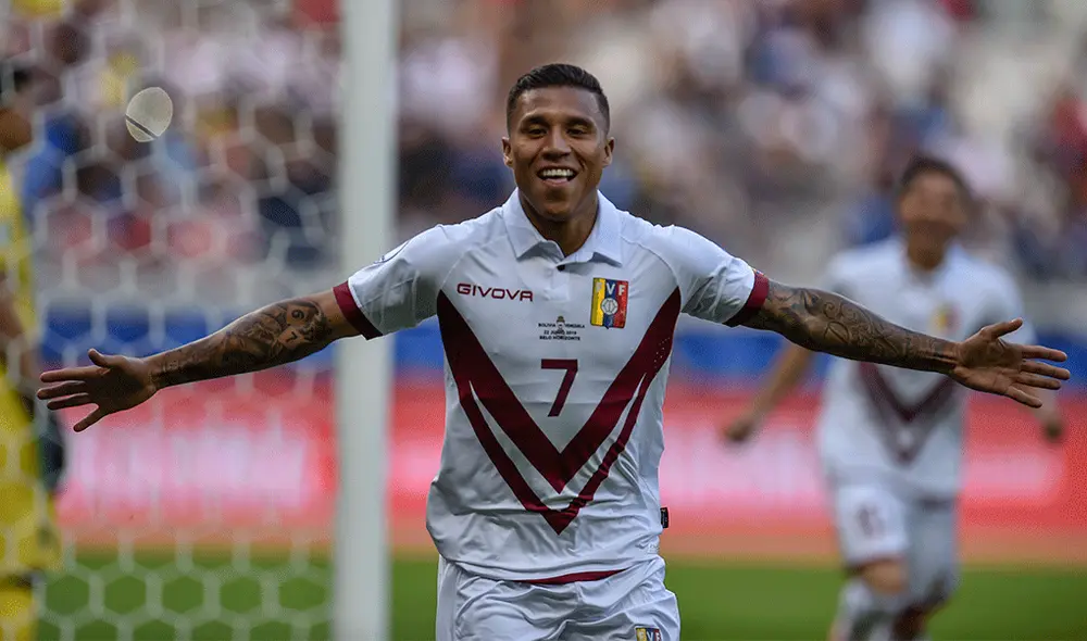 Venezuela vs. Bolivia: Darwin Machís marcó el 1-0 en partido de la Copa América 2019. | Foto: AFP Venezuela vs. Bolivia: Darwin Machís marcó el 1-0 en partido de la Copa América 2019. | Foto: AFP