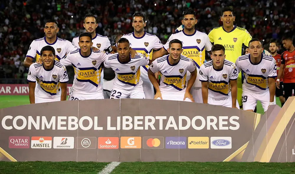 Boca Juniors igualó 1-1 con Caracas FC de visita por la Copa Libertadores 2020. Foto: EFE