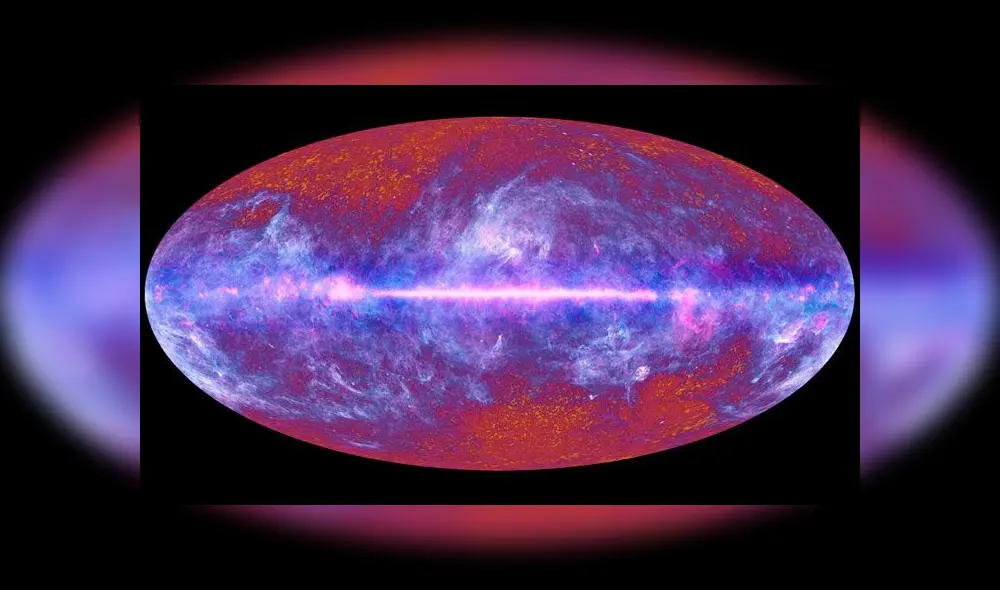 Los científicos examinaron las observaciones del Satélite Planck, que antes había corroborado el modelo del universo plano. Pero llegaron a una conclusión diferente. Imagen: ESA.