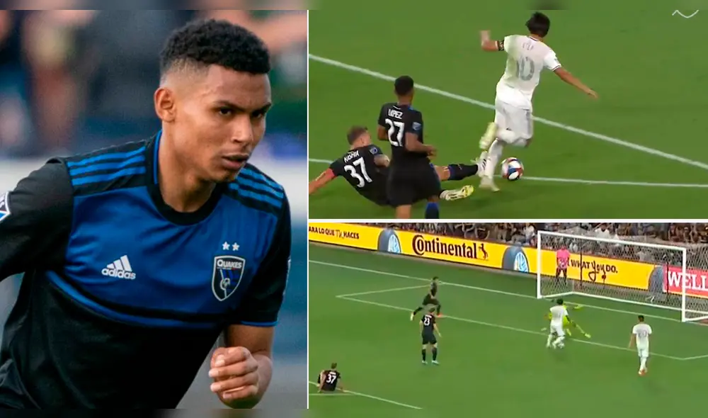 MLS: Gol maradoniano de Carlos Vela ante la pasiva marca del peruano Marcos López. MLS: Gol maradoniano de Carlos Vela ante la pasiva marca del peruano Marcos López.