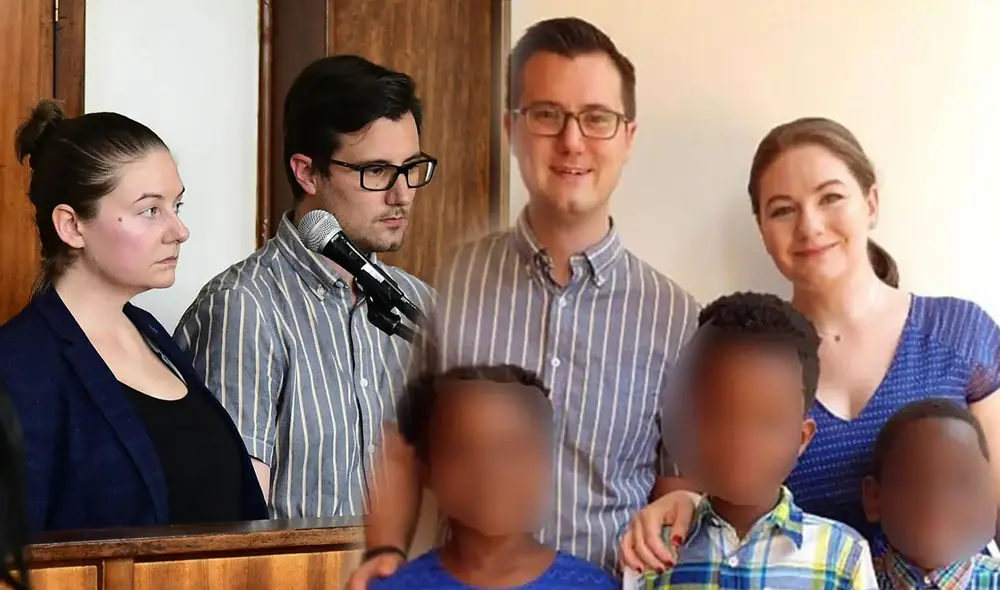 El matrimonio habría estado abusando de uno de los tres niños que adoptaron en Uganda. Foto: composición LR /Reuters/New York Post