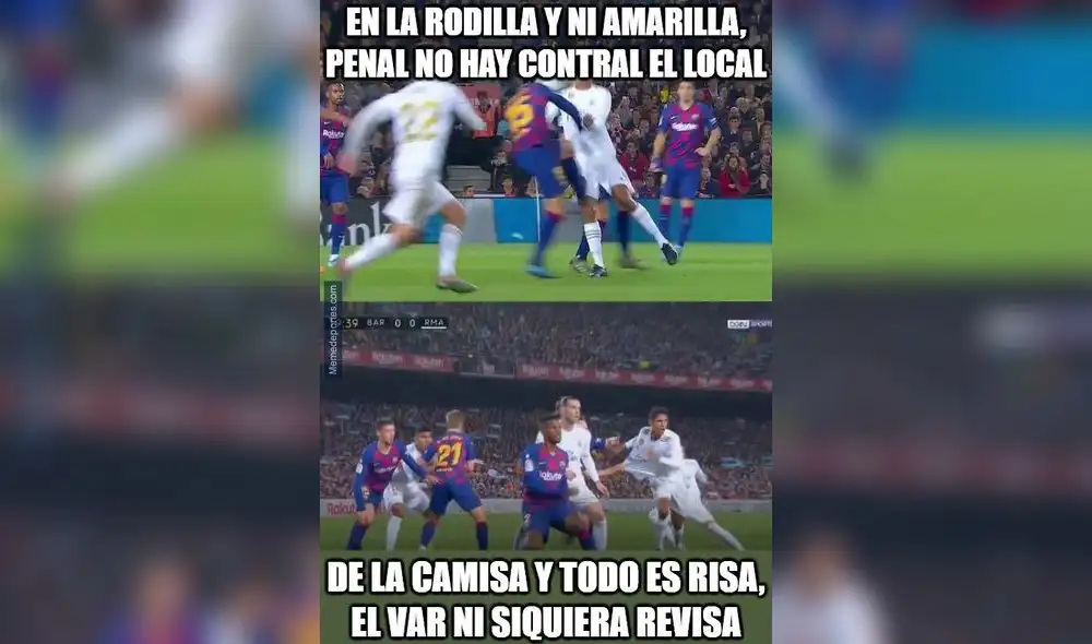 Barcelona vs. Real Madrid: ríete con los mejores memes del 'Superclásico'. Barcelona vs. Real Madrid: ríete con los mejores memes del 'Superclásico'.