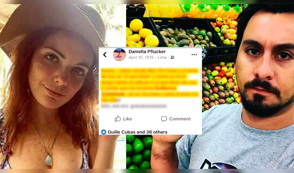Guillermo Castañeda muestra post de Facebook que Daniella Pflucker le habría dedicado