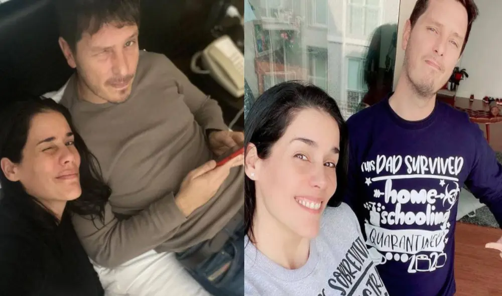 Gianella Neyra tuvo que estar detrás de las clases de sus pequeños.