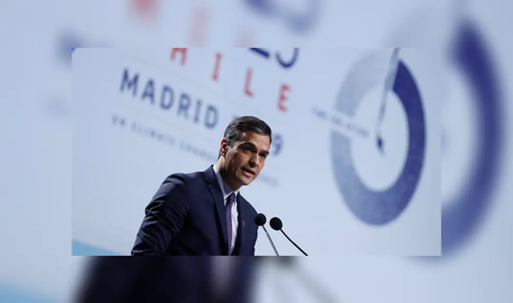 El presidente del Gobierno español, Pedro Sánchez , dio la bienvenida a los asistentes a la COP25. El presidente del Gobierno español, Pedro Sánchez , dio la bienvenida a los asistentes a la COP25.