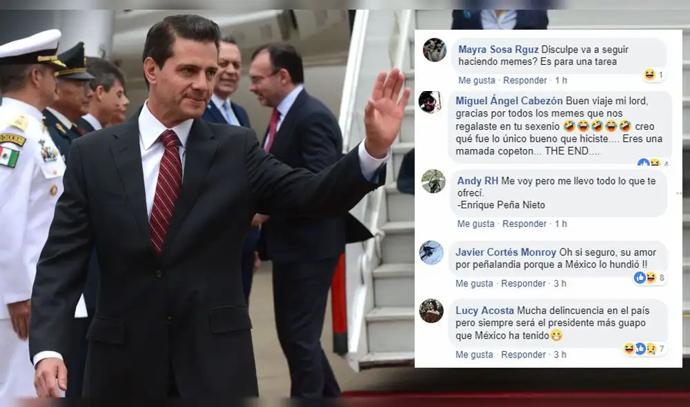 Facebook: Peña Nieto realiza emotiva despedida, pero usuarios lo trolean sin piedad