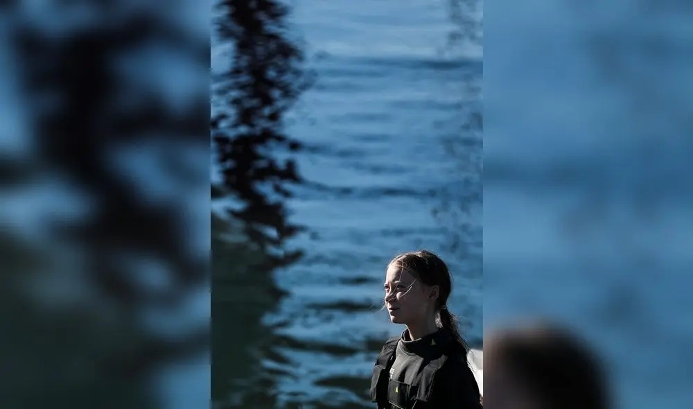Greta Thunberg, la activista sueca convertida en un baluarte de defensa del medio ambiente, desembarcó este martes en Lisboa. Foto: AFP. Greta Thunberg, la activista sueca convertida en un baluarte de defensa del medio ambiente, desembarcó este martes en Lisboa. Foto: AFP.