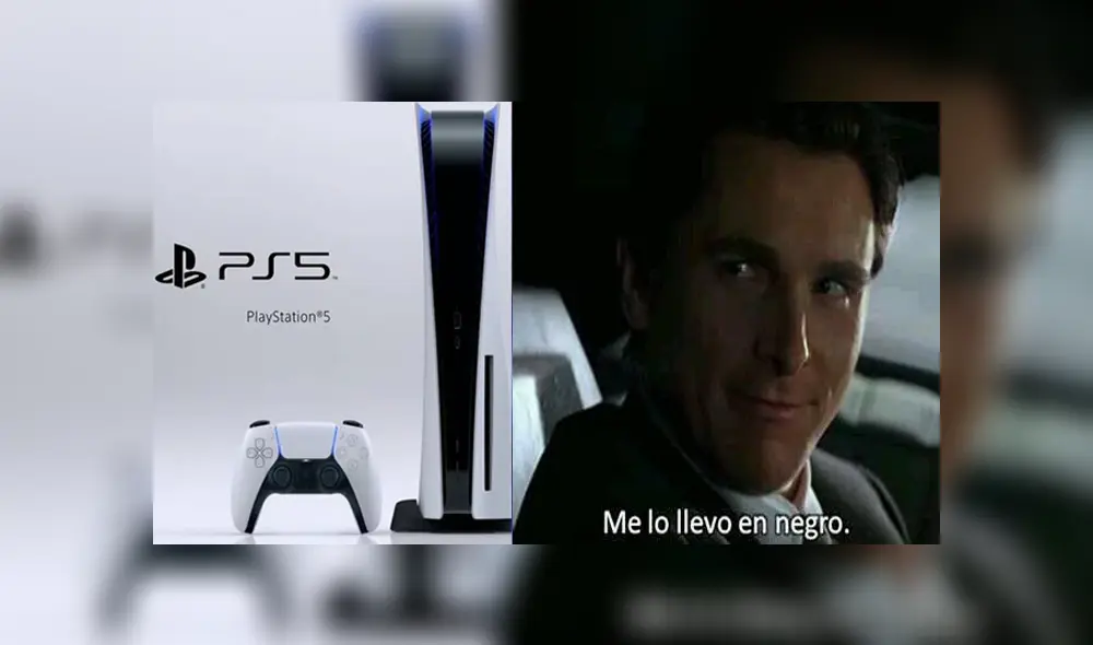 Desliza para ver cómo luciría la PS5 si fuera negra. Foto: Captura.