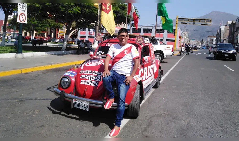 Chimbotano con la casa rodante más pequeña del mundo enrumbará a Brasil 