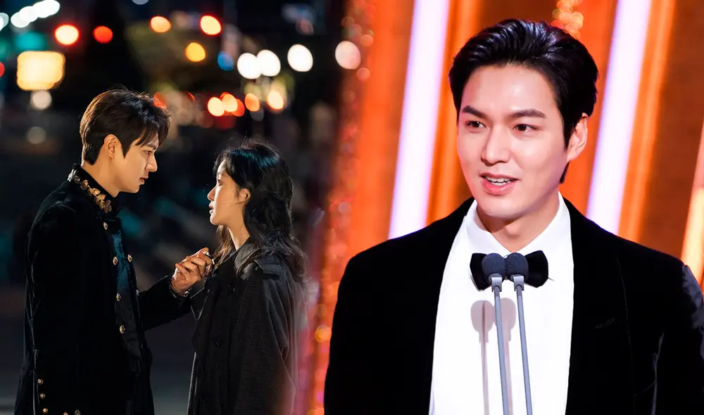 2020 SBS Drama Awards: Lee Min Ho recibe premio por su trabajo en The king: Eternal monarch. Foto: SBS