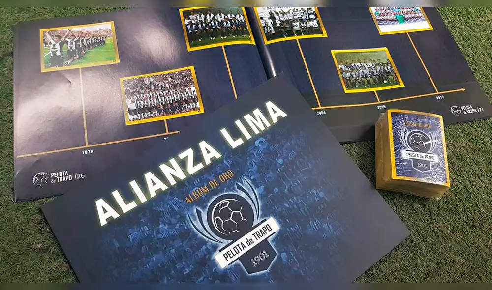 Reeditan álbum de stickers de Alianza Lima [FOTOS]