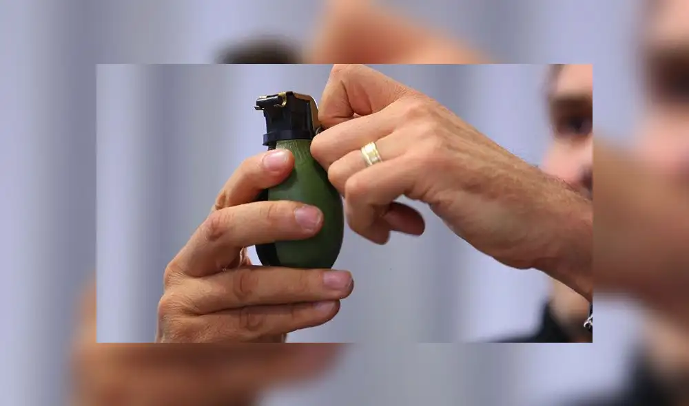 Imagen referencial de una granada de mano. Foto: Getty Images Imagen referencial de una granada de mano. Foto: Getty Images