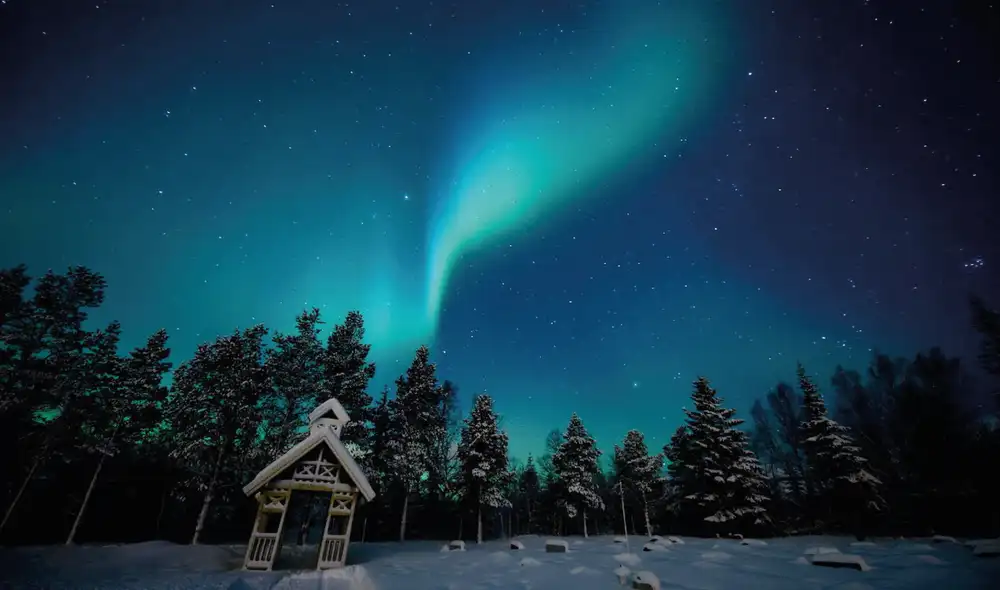 En algunos lugares la noche polar se extiende por más de 60 días. Foto: AFP