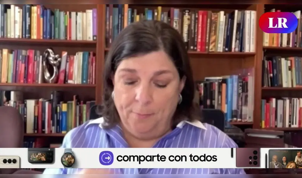 Rosa María Palacios en Sin Guion. Foto: LR+ Rosa María Palacios en Sin Guion. Foto: LR+