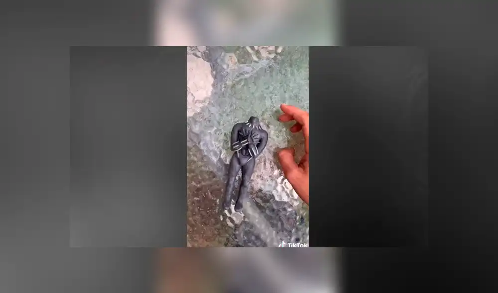 Desliza las imágenes para ver la increíble escultura que hizo este joven artista de Black Panther. Fotocapturas: Abi Mont/TikTok Desliza las imágenes para ver la increíble escultura que hizo este joven artista de Black Panther. Fotocapturas: Abi Mont/TikTok