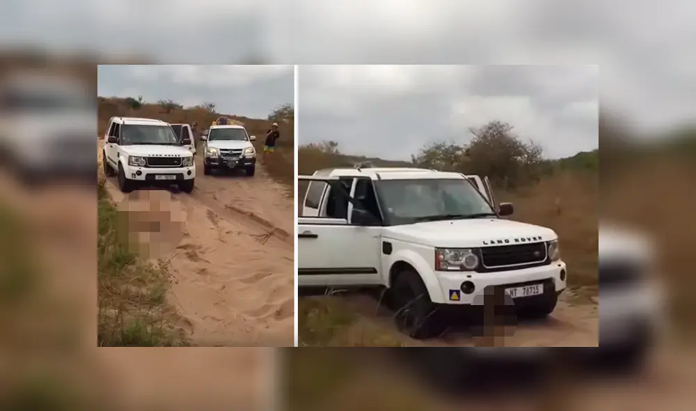 Los protagonistas del video viral de YouTube fueron acechados por una gigantesca criatura asesina. Los protagonistas del video viral de YouTube fueron acechados por una gigantesca criatura asesina.