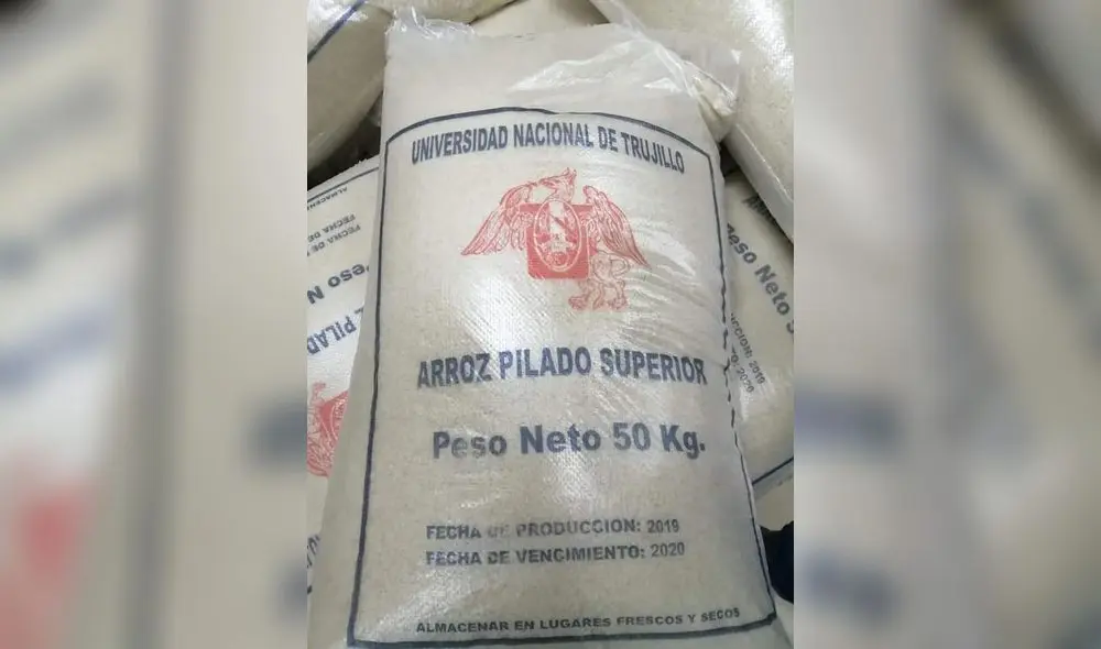 Falsifican sacos de arroz