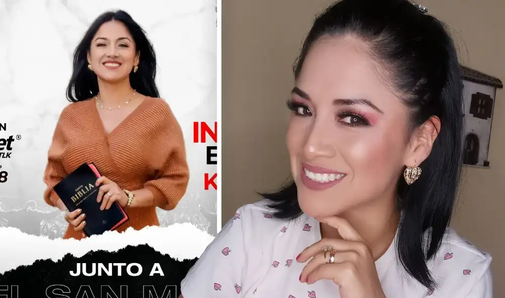 Katy Jara anunció recientemente que había adoptado la religión cristiana. Foto: composición Facebook Katy Jara anunció recientemente que había adoptado la religión cristiana. Foto: composición Facebook