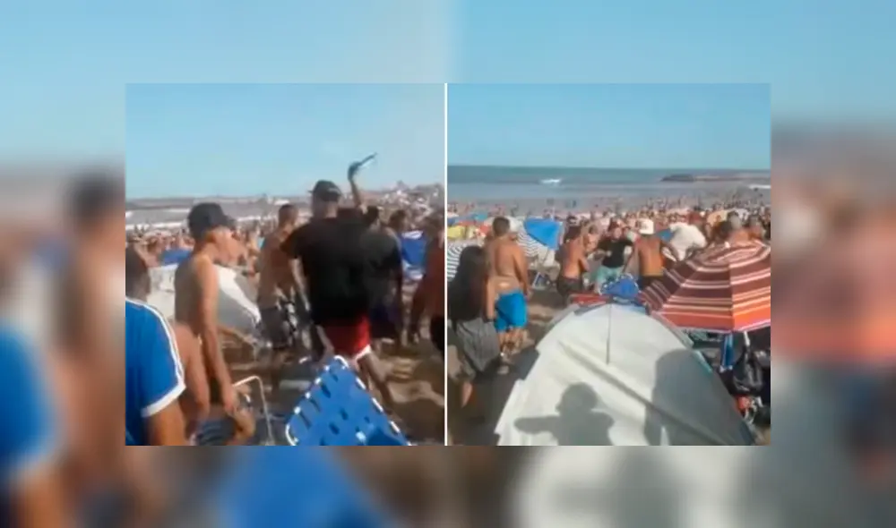 Pide que bajen el volumen de la música en la playa y lo atacan en grupo [VIDEO] 
