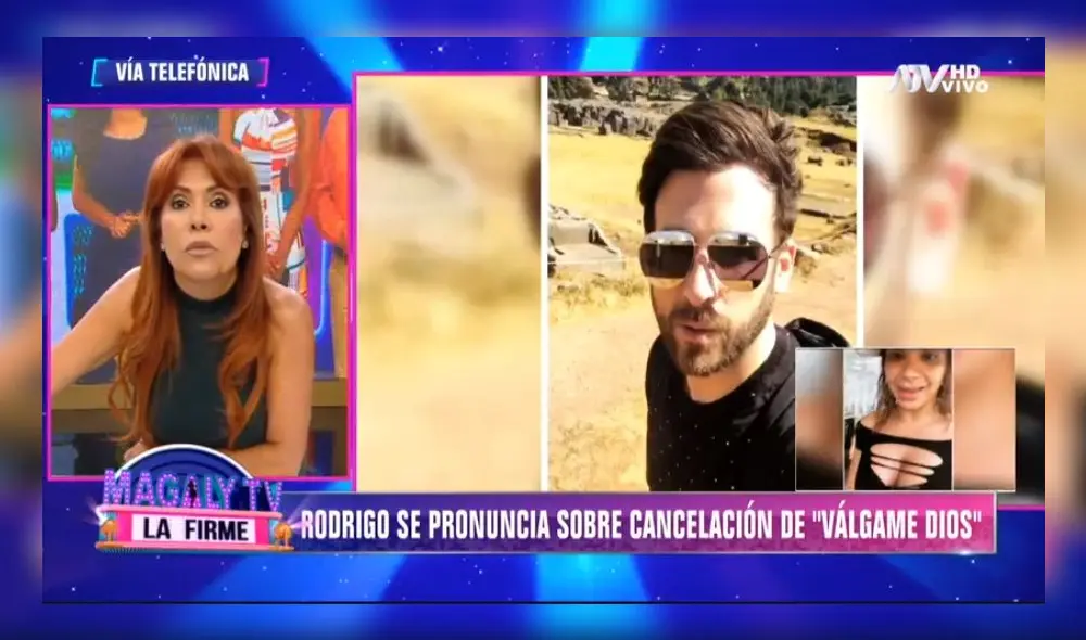 Magaly Medina habla con Rodrigo González sobre situación de 'Válgame'. Foto: captura