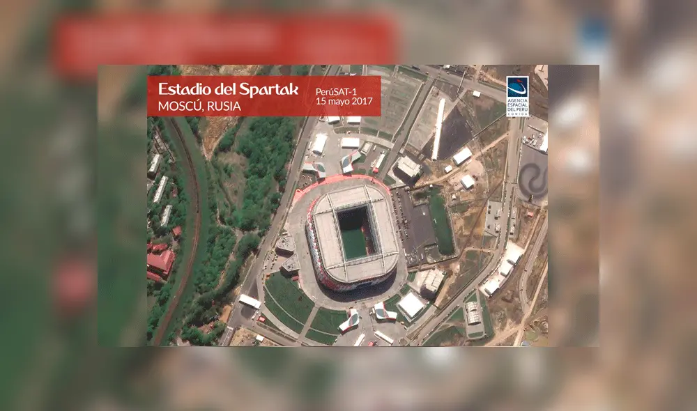 Rusia 2018: Satélite Perú SAT-1 muestra imágenes espaciales de los estadios