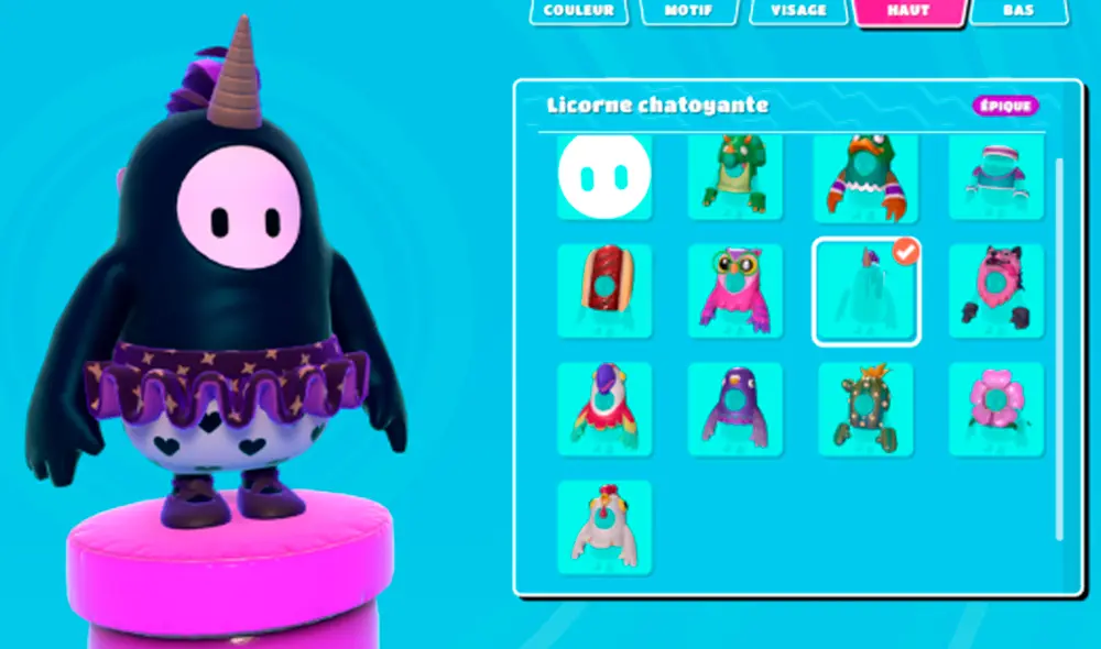 Twinklycorn es la skin que está de regalo en Fall Guys para todos los usuarios de PS4 y PC. Foto: Fall Guys.