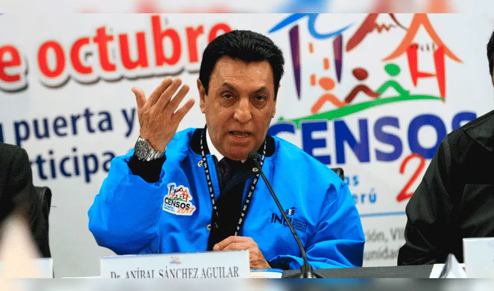 Censo 2017: Aníbal Sánchez, jefe del INEI, pone su cargo a disposición Censo 2017: Aníbal Sánchez, jefe del INEI, pone su cargo a disposición