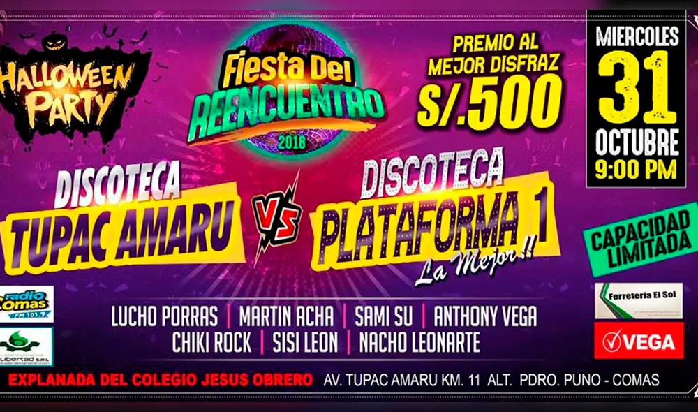 ¿Sin planes para Halloween 2018? Conoce los mejores eventos en Lima para divertirse [FOTOS]