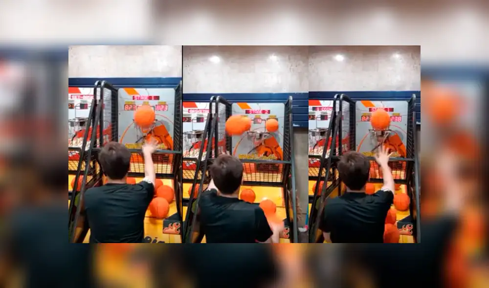 Desliza hacia la izquierda para ver la asombrosa capacidad que tiene este muchacho para encestar con una sola mano. (Foto: captura)