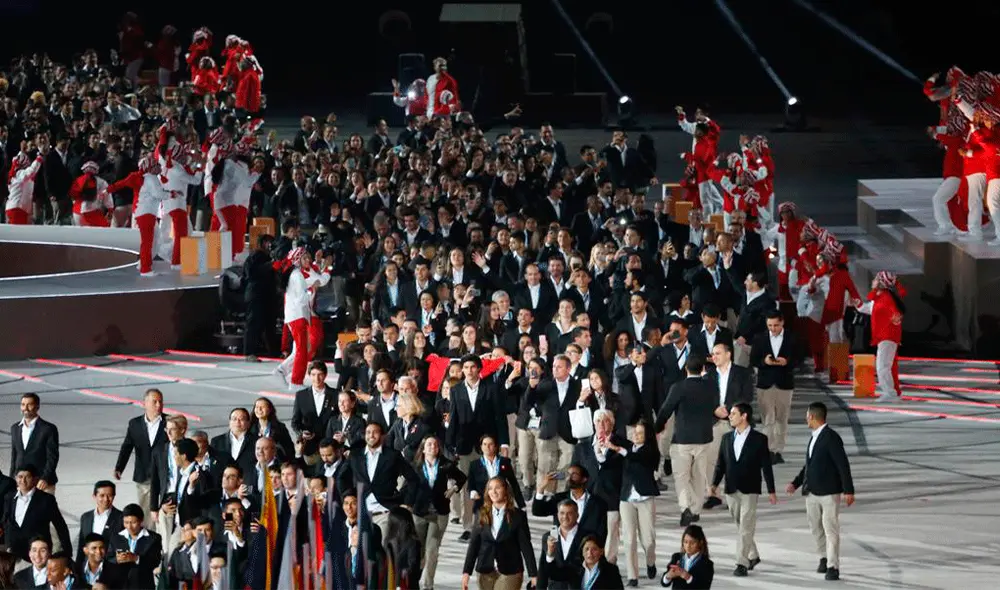 Delegación peruana en la ceremonia inaugural de los Juegos Panamericanos Lima 2019. | Foto: GLR Delegación peruana en la ceremonia inaugural de los Juegos Panamericanos Lima 2019. | Foto: GLR