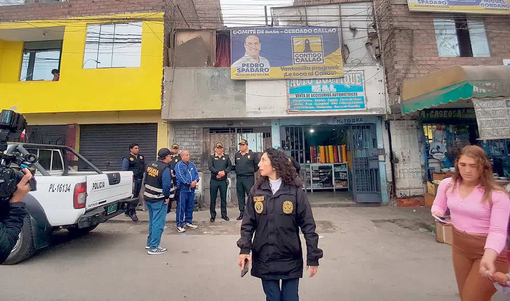 Operativo. La Policía llegó hasta la casa de ‘Cesarín’ en la zona de Bocanegra, Callao. La Fiscalía abrió investigación preliminar contra todos los responsables.