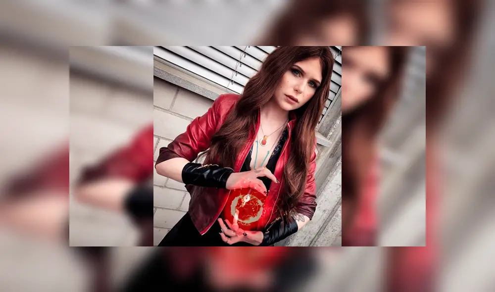 Instagram: Luce atrevido cosplay de Scarlet Witch y fans aseguran que es más bella que Elizabeth Olsen [FOTOS]