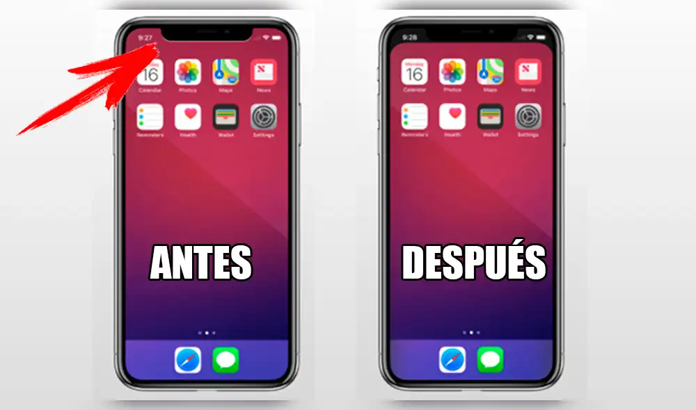 iPhone X: Descubren forma de eliminar el "hueco" de su pantalla iPhone X: Descubren forma de eliminar el "hueco" de su pantalla