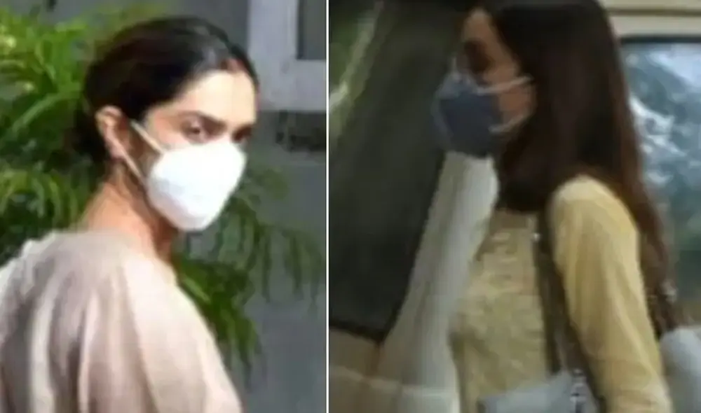 Desliza para ver más fotografías sobre la llegada de Deepika Padukone y Shraddha Kapoor a su interrogatorio. Foto: AFP Desliza para ver más fotografías sobre la llegada de Deepika Padukone y Shraddha Kapoor a su interrogatorio. Foto: AFP