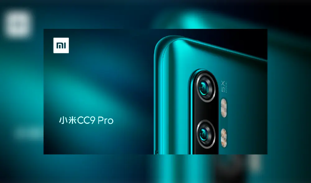 Xiaomi anuncia lanzamiento del nuevo CC9 Pro.