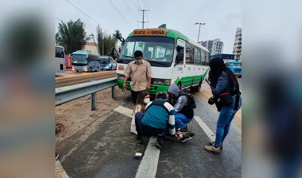 Sofía Gallegos fue atropellada cuando reportaba el tránsito en la Panamericana Sur. Foto: Karla Cruz / URPI-GLR
