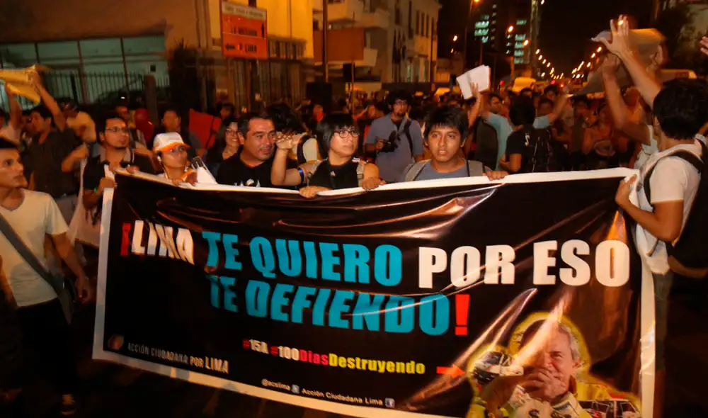 Luis Castañeda: los 100 días de protesta del bypass de 28 de julio [FOTOS]