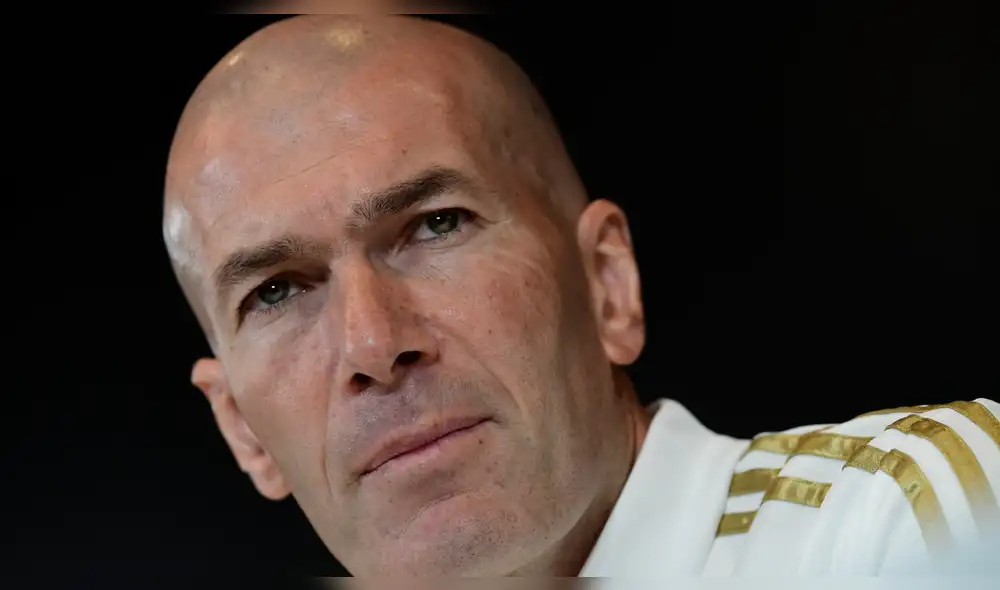 Zinadine Zidane, DT del Real Madrid. Foto: AFP Zinadine Zidane, DT del Real Madrid. Foto: AFP