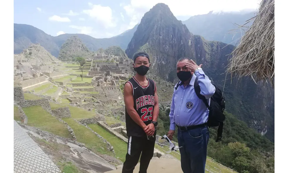 Prácticamente tuvo la ciudadela inca para él solo. Foto: Dirección de Cultura de Cusco Prácticamente tuvo la ciudadela inca para él solo. Foto: Dirección de Cultura de Cusco