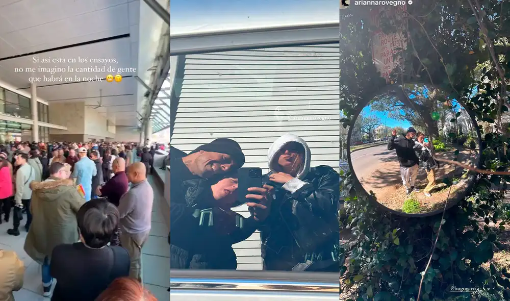 El modelo Hugo García y la hermana de Alessia Rovegno no pierden de vista las incidencias del Miss Universo. Foto: captura/Instagram El modelo Hugo García y la hermana de Alessia Rovegno no pierden de vista las incidencias del Miss Universo. Foto: captura/Instagram