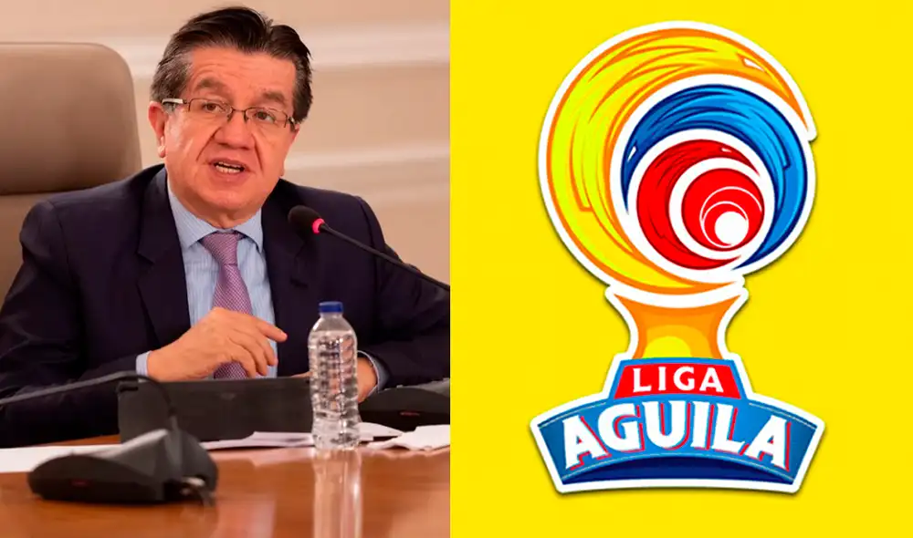 Ministro de Salud anuncia que la Liga Águila no se jugaría en todo el 2020. Foto: Composición Ministro de Salud anuncia que la Liga Águila no se jugaría en todo el 2020. Foto: Composición
