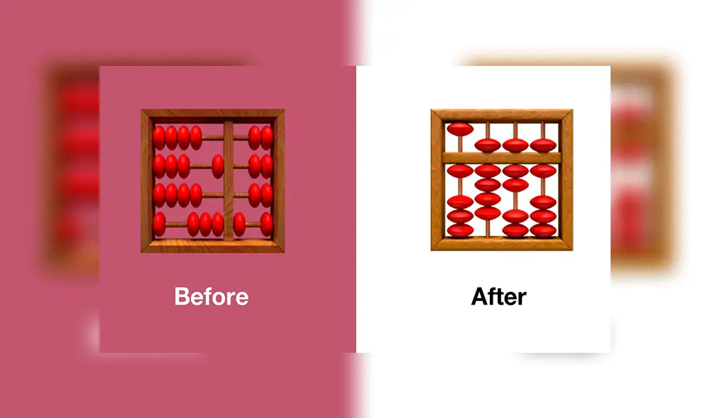 Emoji de ábaco. | Foto: Emojipedia