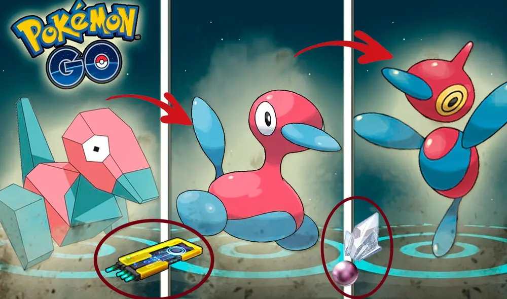 Para que Porygon evolucione en Porygon2, necesitas Mejora y para que este se transforme en Porygon-Z debes usar una Piedra Sinnoh. Foto: composición La República.