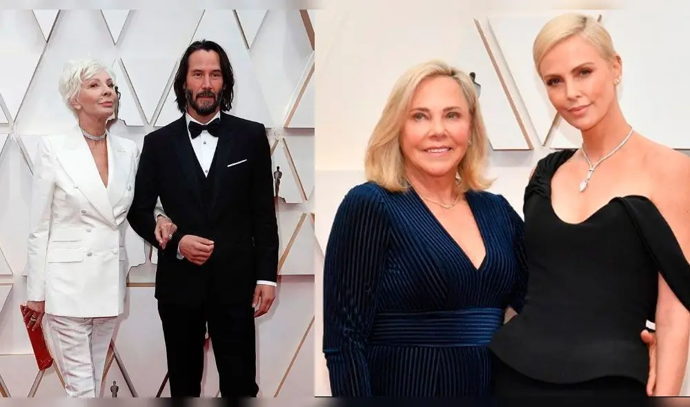 Keanu Reeves, Charlize Theron, Laura Dern y todos los famosos que llegaron con sus madres a los Premios Oscar Keanu Reeves, Charlize Theron, Laura Dern y todos los famosos que llegaron con sus madres a los Premios Oscar