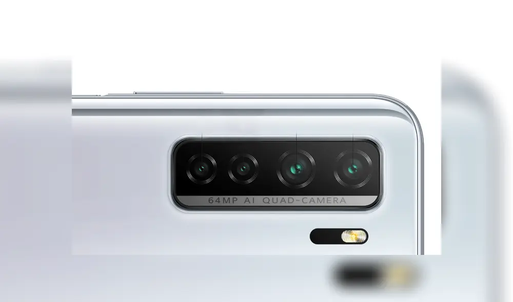 La cámara traserá está compuesta por 64 MP + 8 MP + 2 MP + 2 MP. La cámara traserá está compuesta por 64 MP + 8 MP + 2 MP + 2 MP.