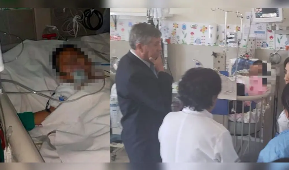 Escolar grave por vacuna y niño que tragó moneda son trasladados a Lima Escolar grave por vacuna y niño que tragó moneda son trasladados a Lima