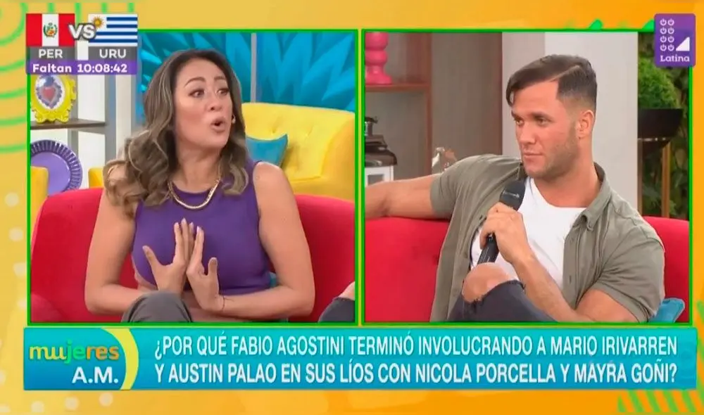Fabio Agostini se disculpas con Andrea San Martín y Melissa Paredes