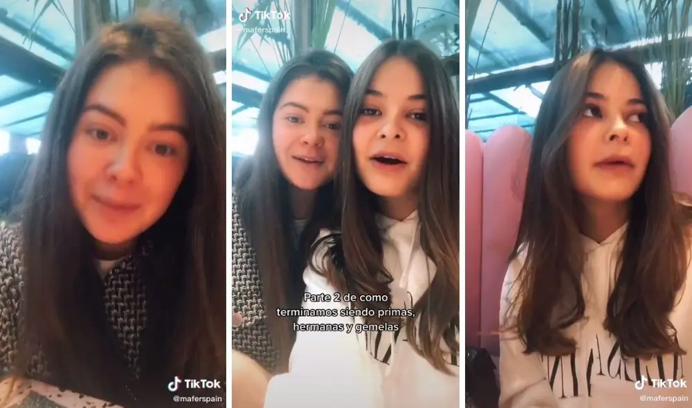 La singular historia familiar de Fabiana y Mafer conmociona en TikTok. Foto: captura de TikTok.
